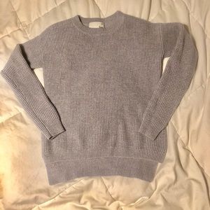 Aritzia Wilfred Free Crew Neck Crop Sweater